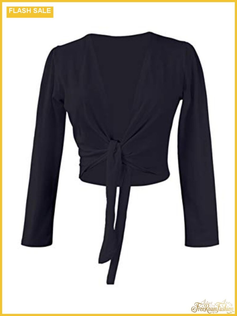 Ballet Wrap Cardigan Shrug Sweater Cotton Long Sleeve Dance Top